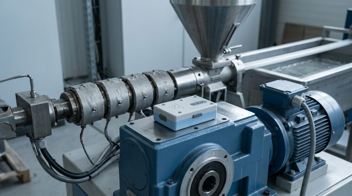 Edge Node on an extruder gearbox